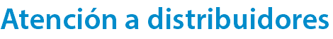 Atención a distribuidores